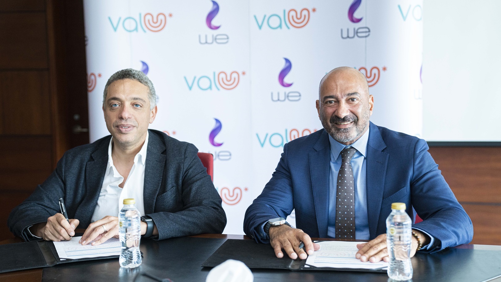 توقيع الشراكة بين فاليو والمصرية للاتصالات