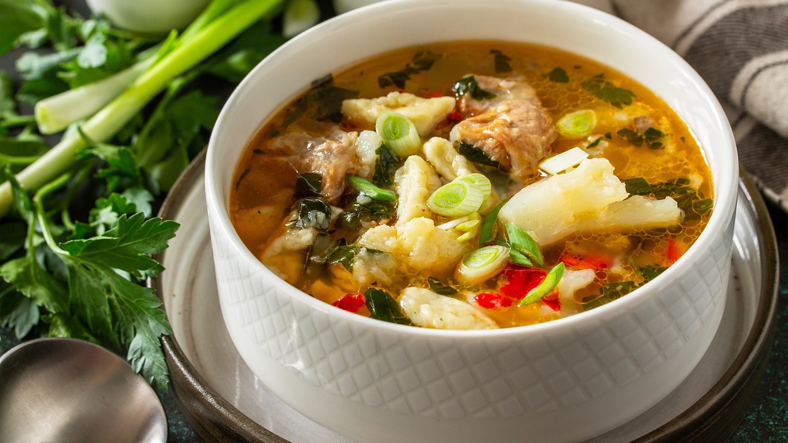 طاجن الخضار باللحمة