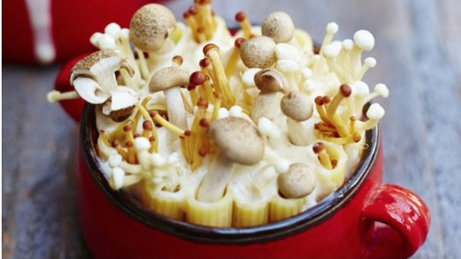 Peeping Mushroom Pasta 1