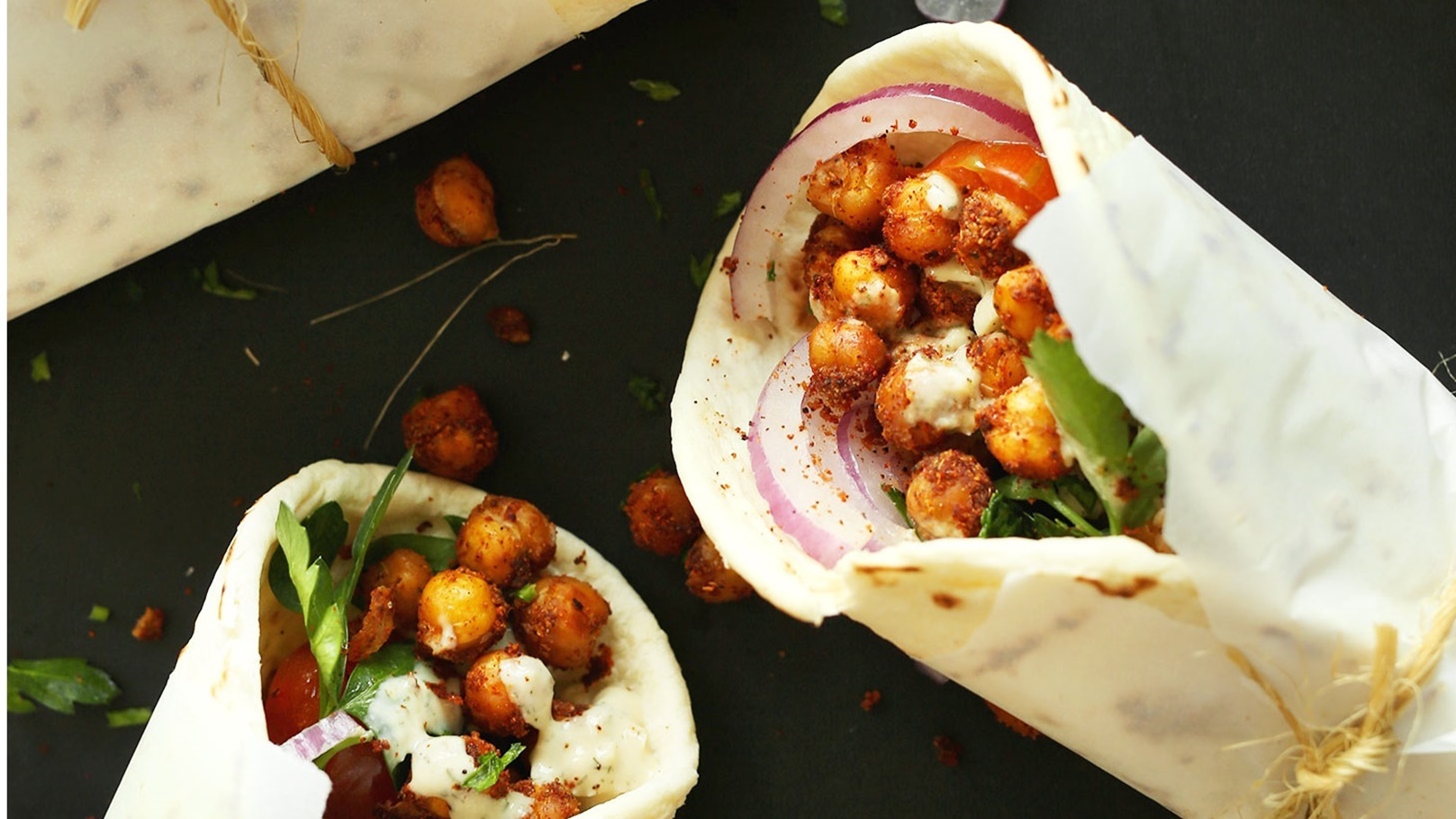 AMAZING-30-minute-HEALTHY-Chickpea-Shawarma-Wraps-with-a-simple-Garlic-Dill-Sauce-An-easy-weeknight-vegan-plantbased-meal-healthy-recipe-mediterranean-minimalistbaker