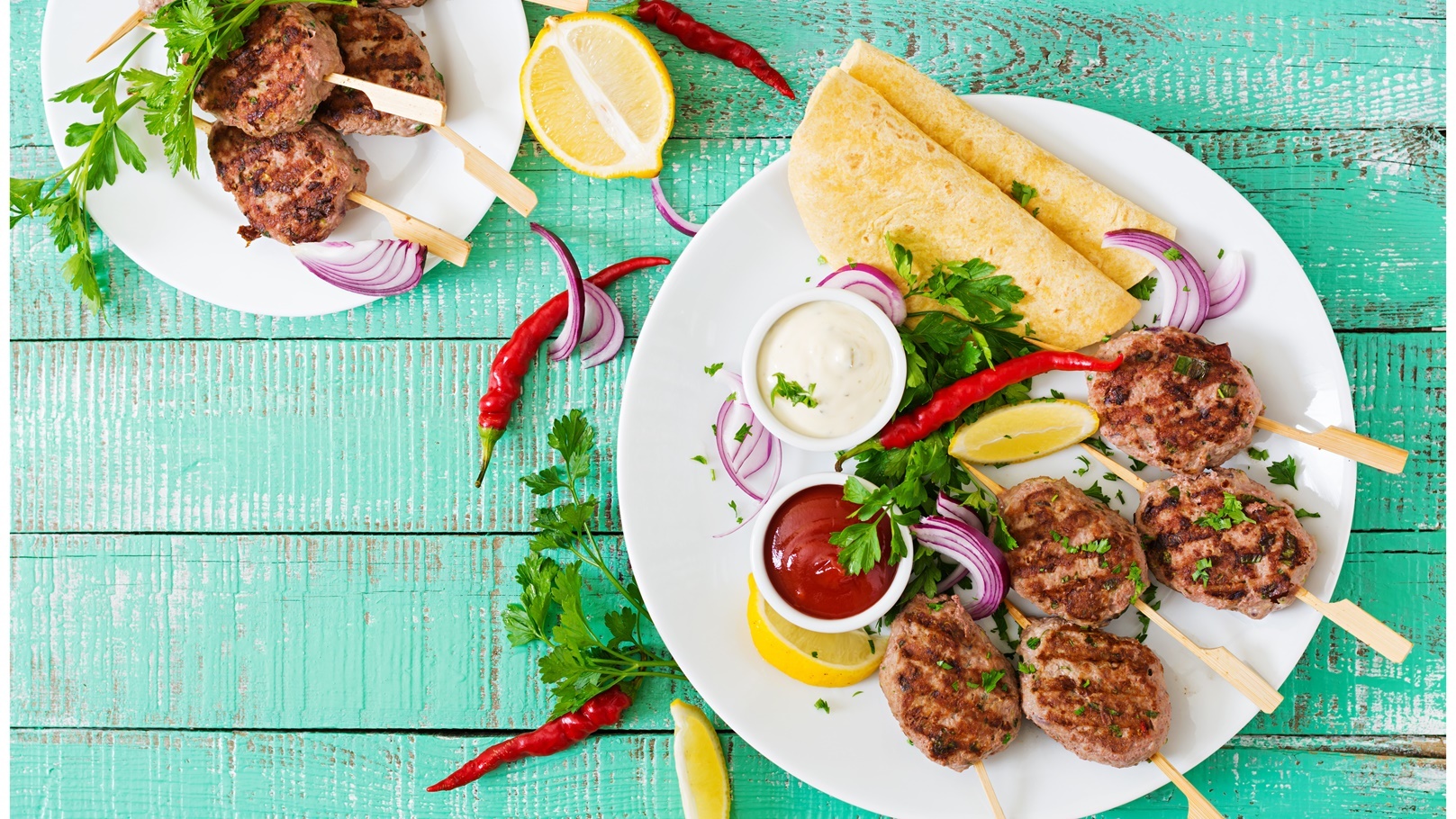 الكفتة المشوية على الطريقة التركية