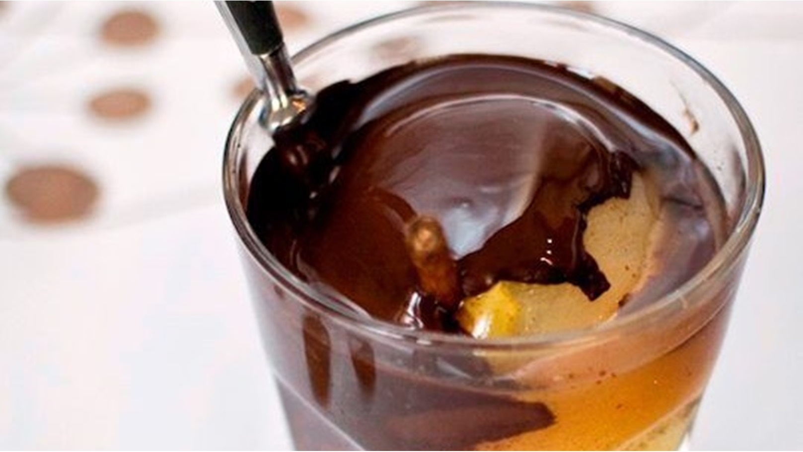 كمثرى بالشوكولاتة