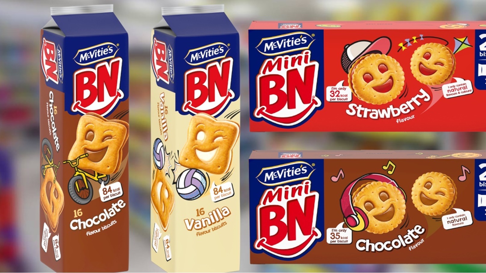 بسكويت الوجه المبتسم من "مكافيتز"