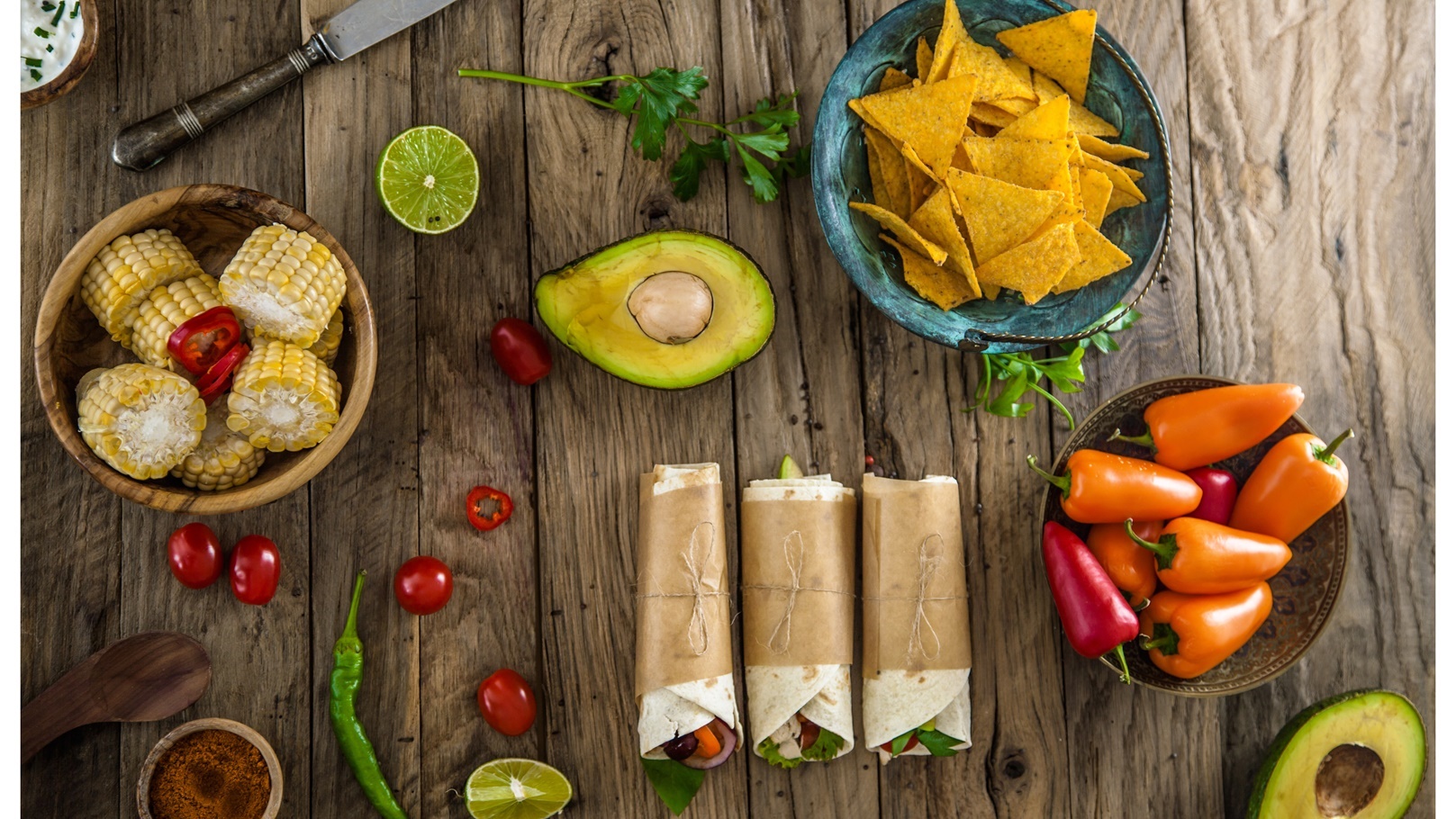 عيش تورتيلا بالفراخ