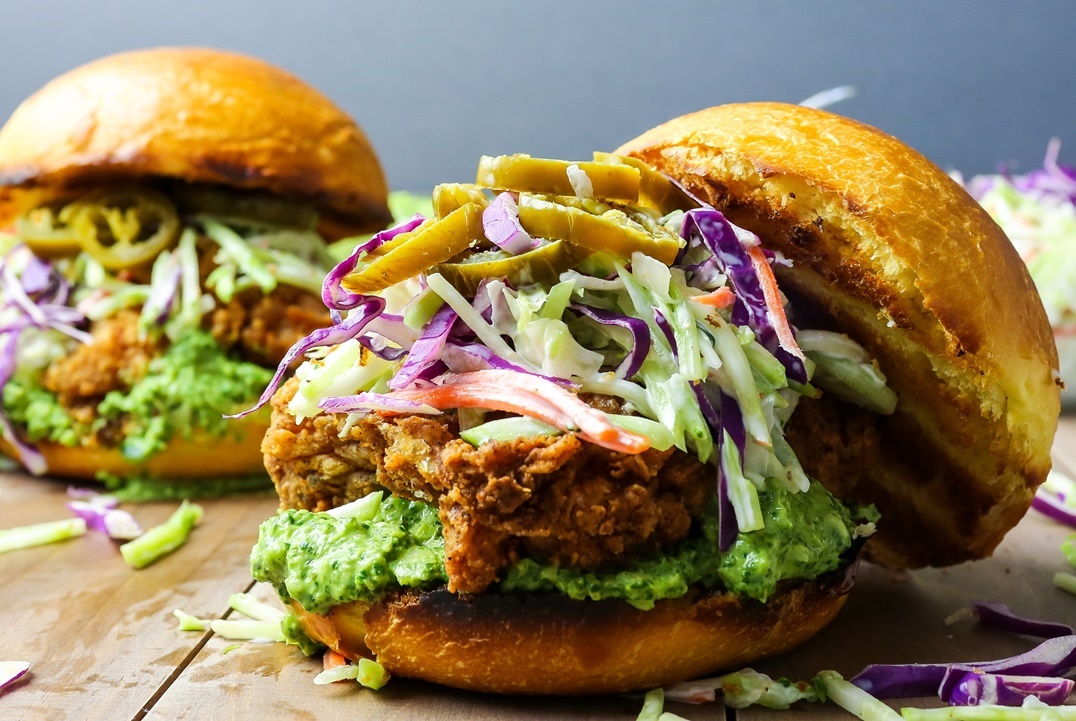 Fried chicken sandwish