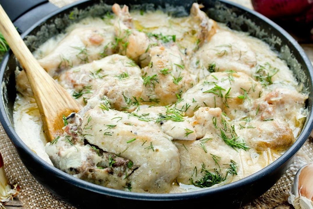 دجاج-بالزبدة-والكريمة