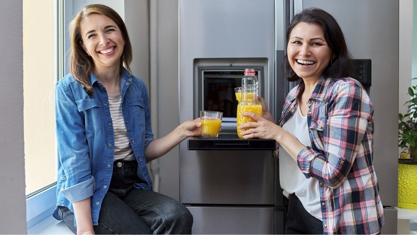 طريقة عمل سموثي المانجو والخوخ