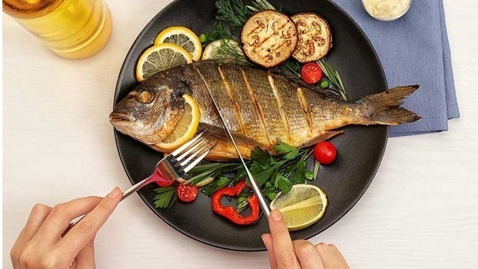 طريقة عمل صينية السمك بالبصل