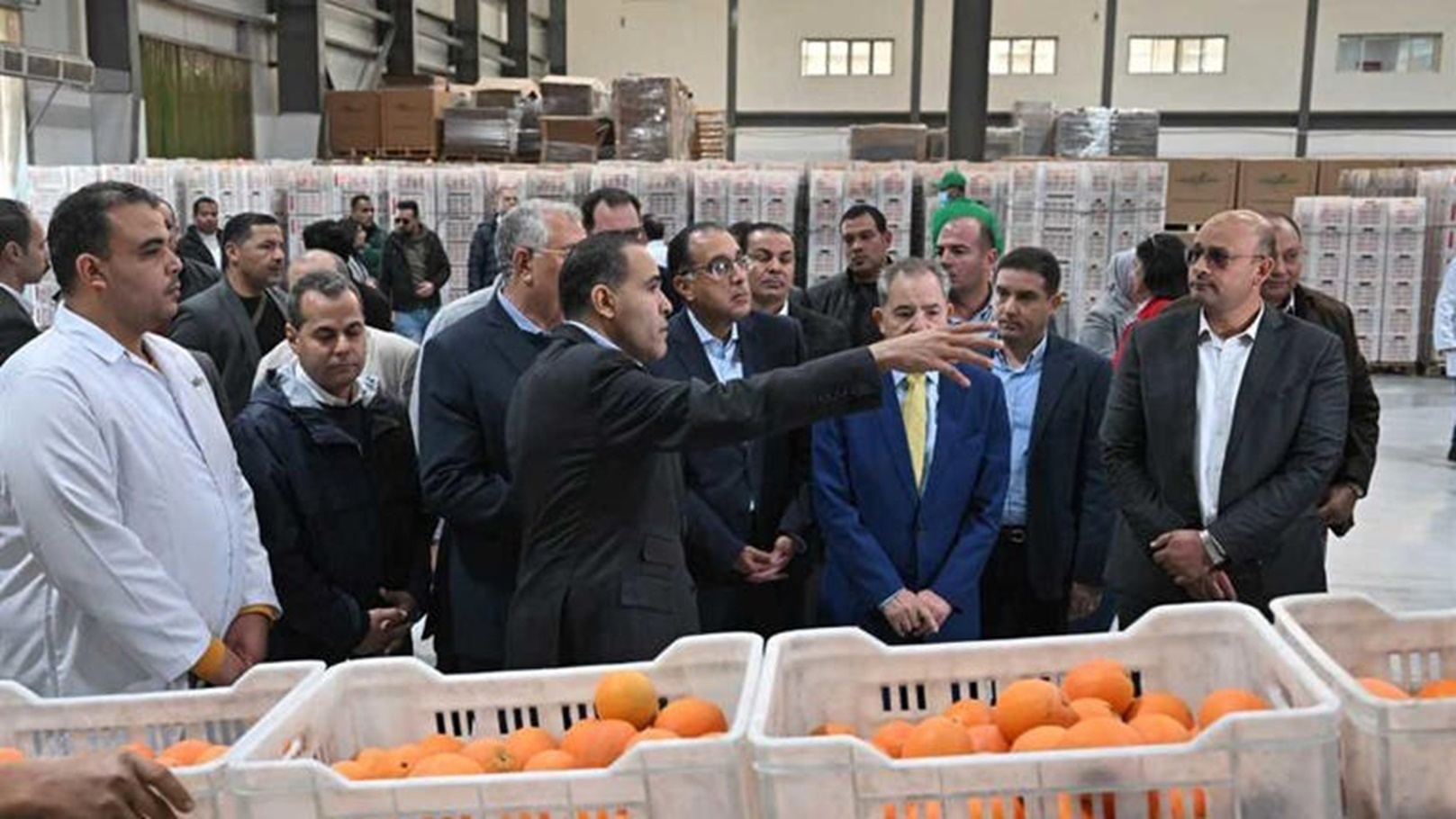 رئيس الوزراء المصري يزور مشروع تعزيز الصادرات الزراعية:القطاع الخاص يحقق النجاح في زيادة إنتاج الموالح