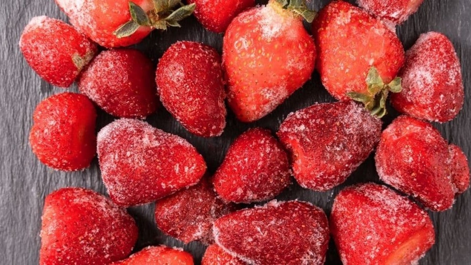freeze strawberries
