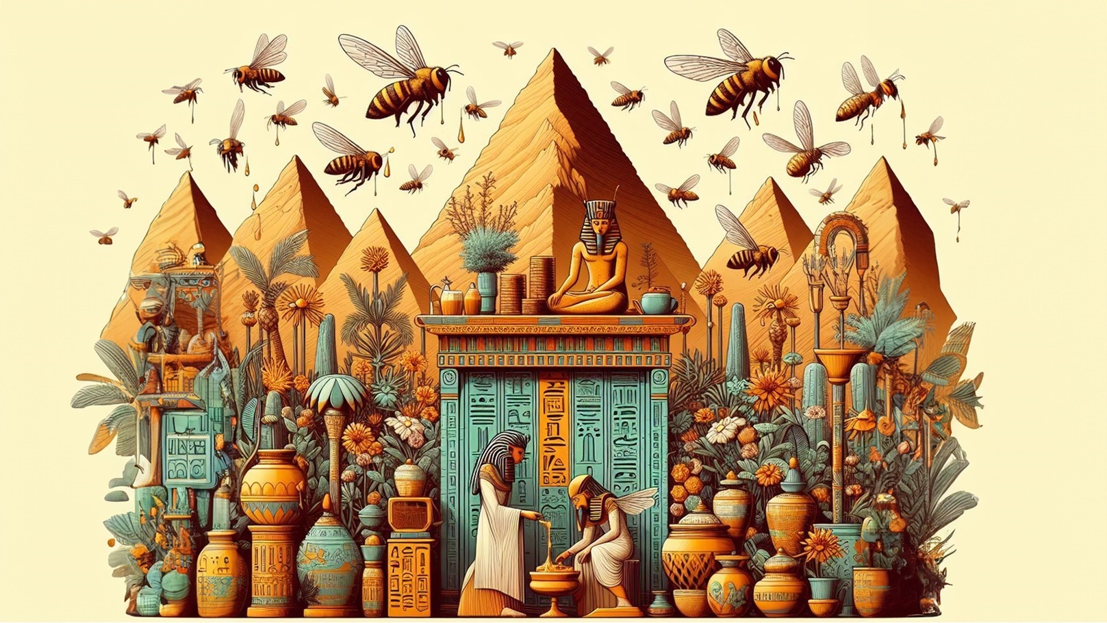 سر الذهب السائل...تراث النحل والأمجاد الفرعونية وعجائب مصر القديمة في عسل النحل