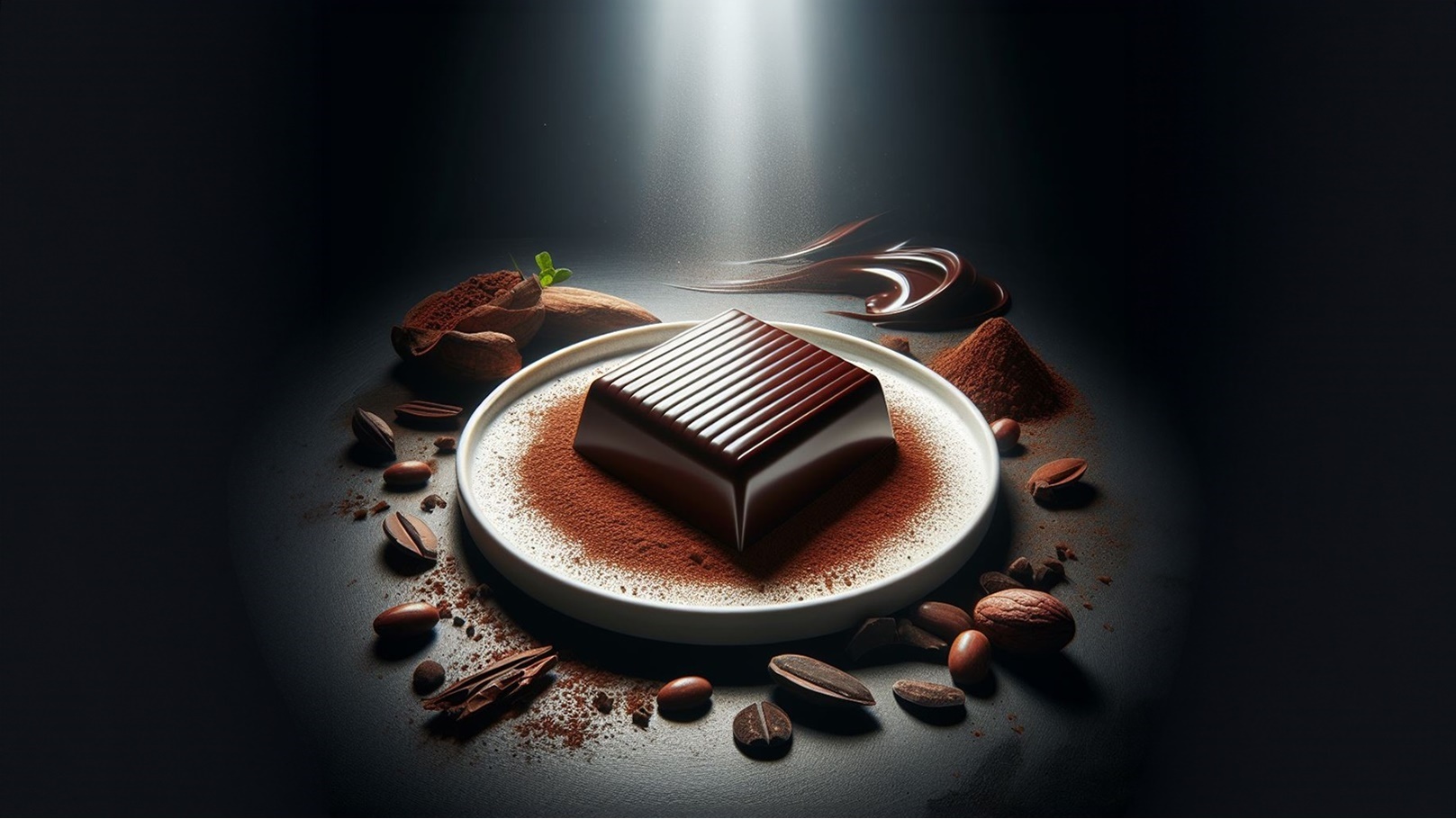 first peice of chocolate