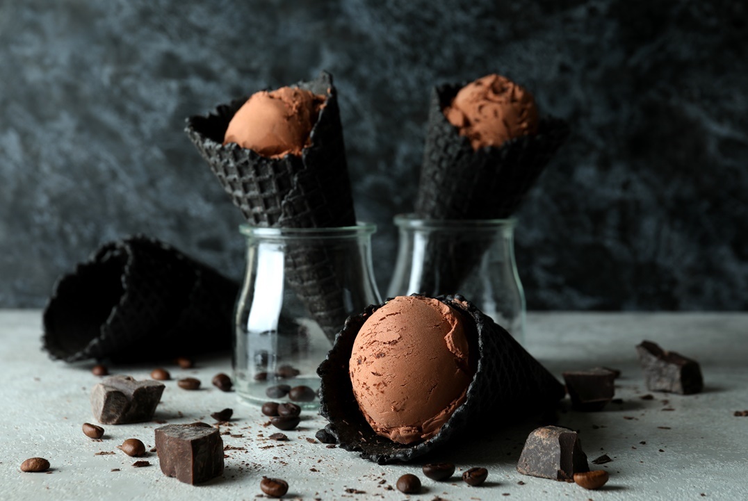 آيس كريم أسود