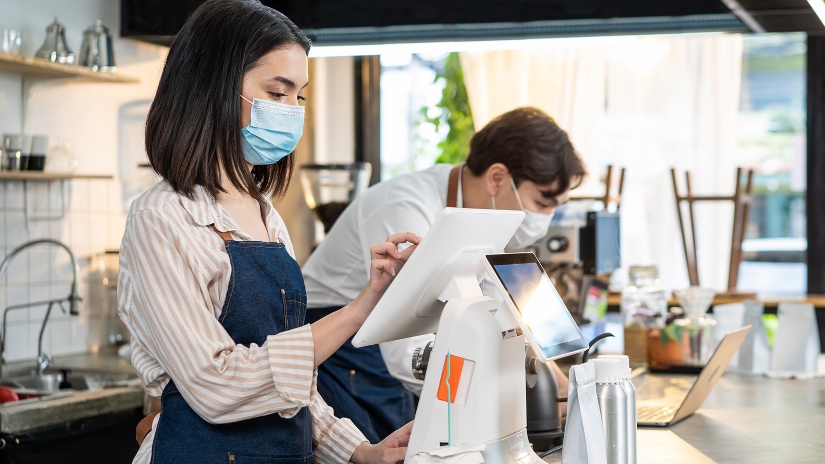 asian-cafe-business-wear-mask-use-laptop-check-fo-2021-12-09-15-15-47-utc
