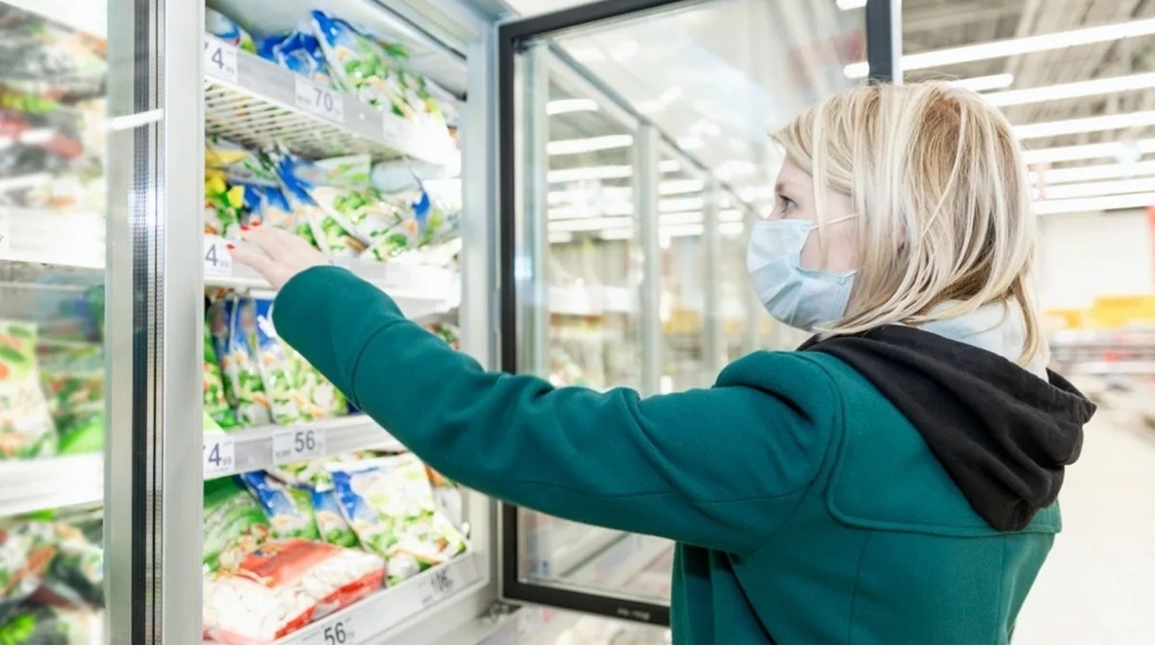 المجمدات في المتاجر