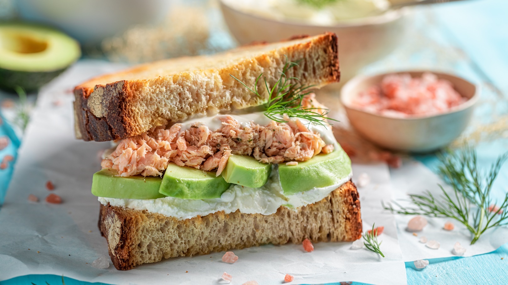 طريقة عمل ساندويتشات التونة الدايت