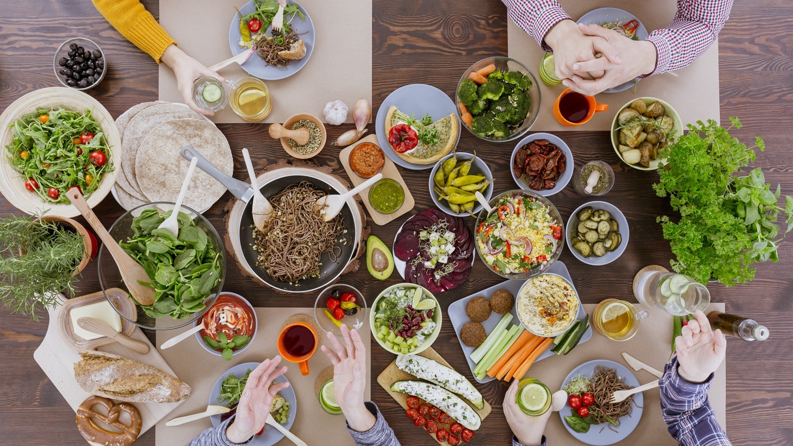 سفرة للنباتيين