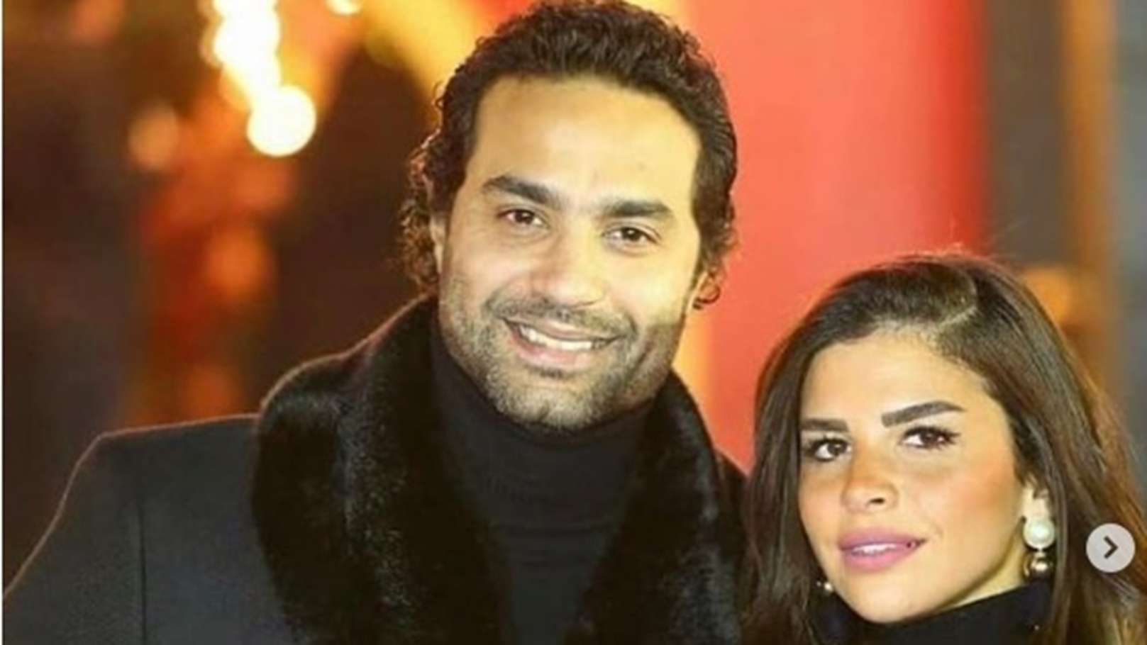 كريم فهمي وزوجته