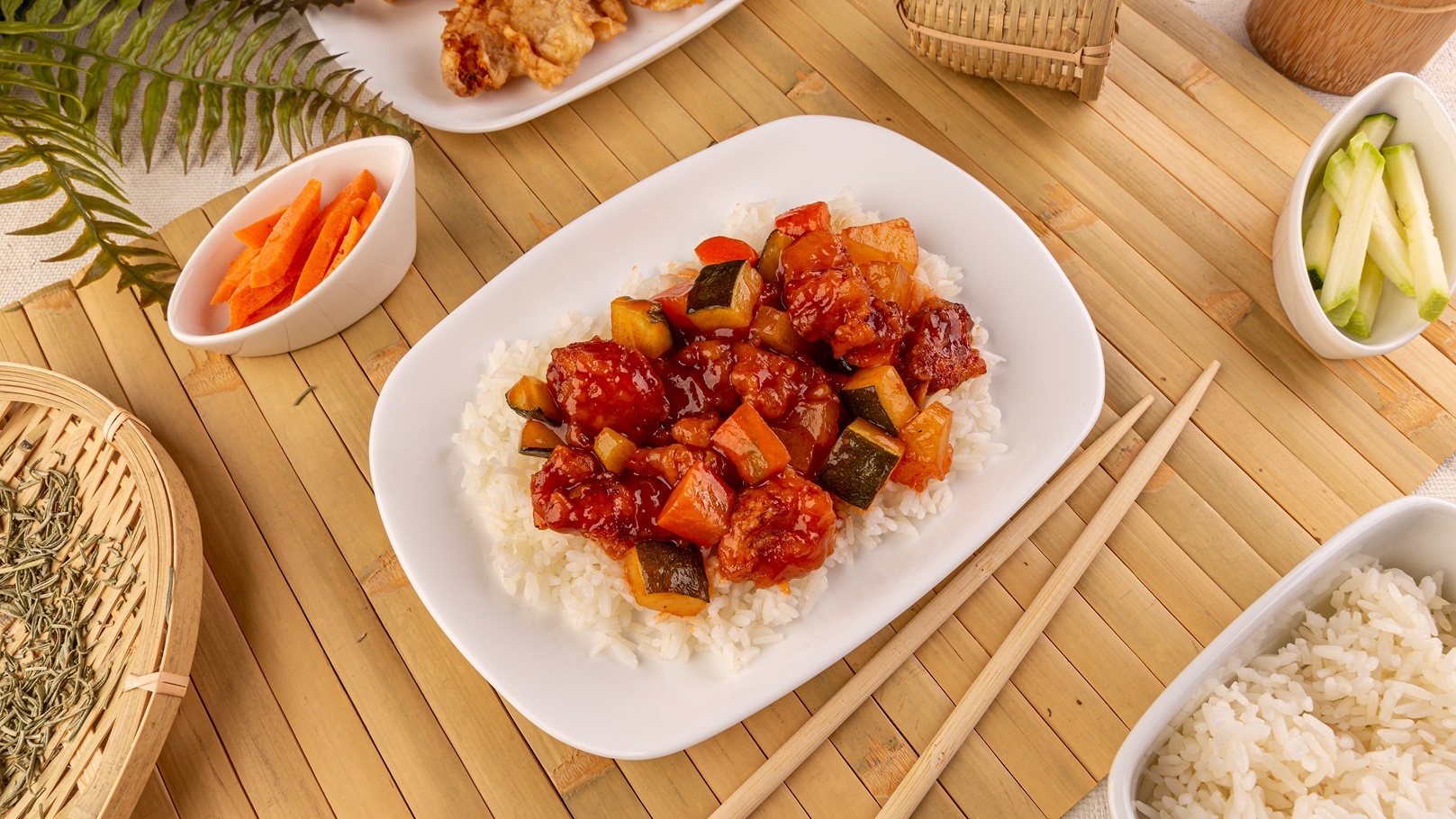 دجاج سويت أند سور