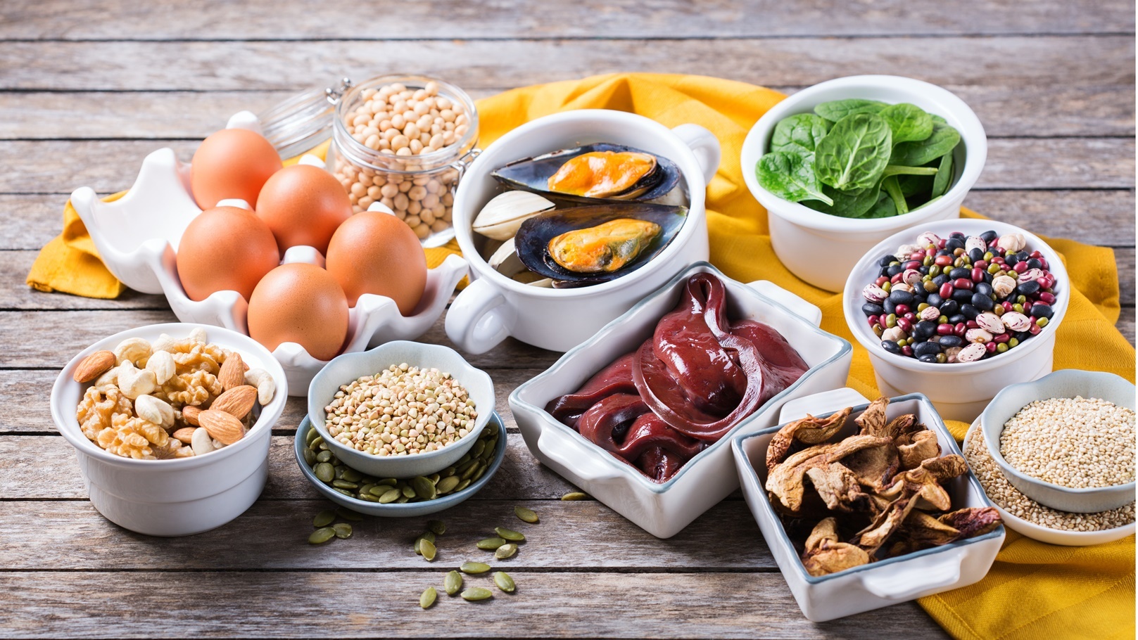 اطعمة غنية بالحديد