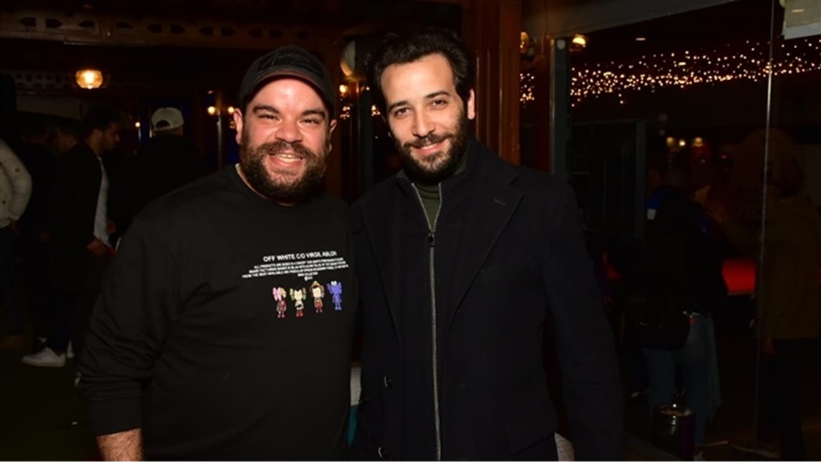 كريم قاسم يهنئ محمد عبد الرحمن بافتتاح فرع مطعمه الثالث