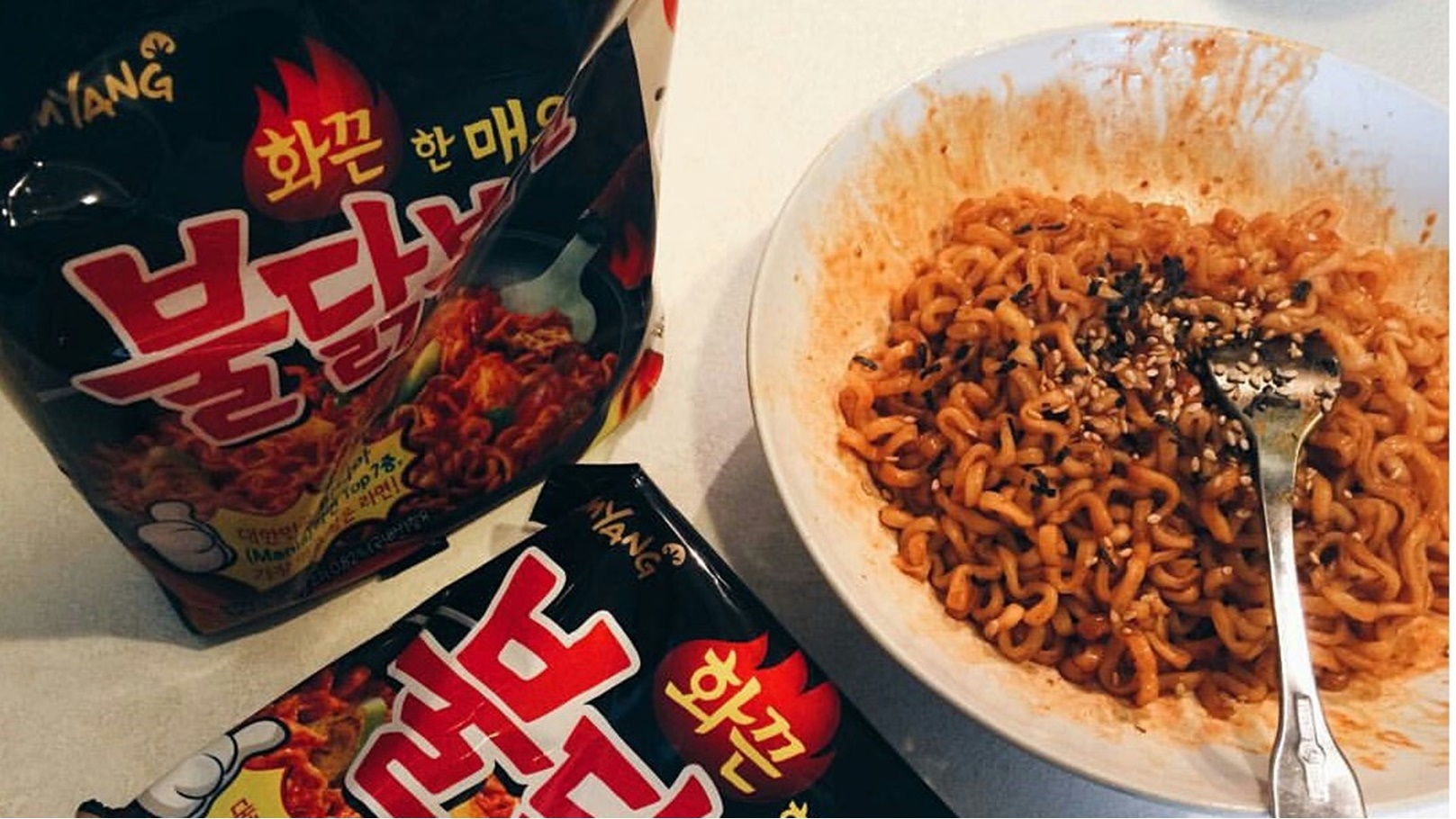 شعيرية على الطريقة الكورية