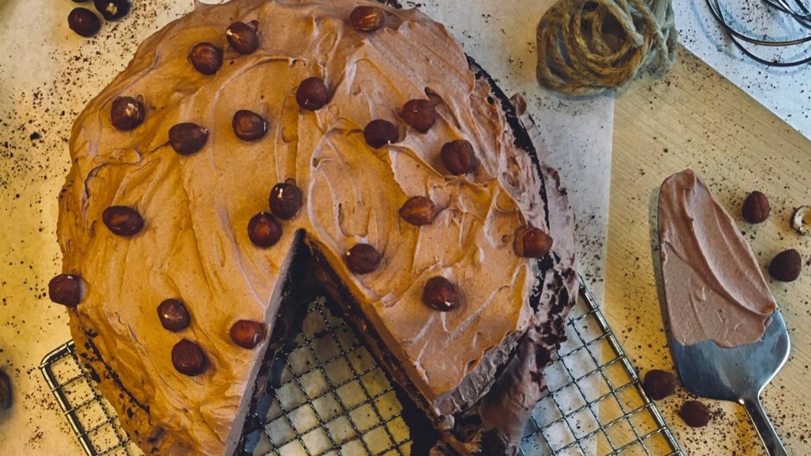 كيك الشيكولاتة للشيف بسمة وليد