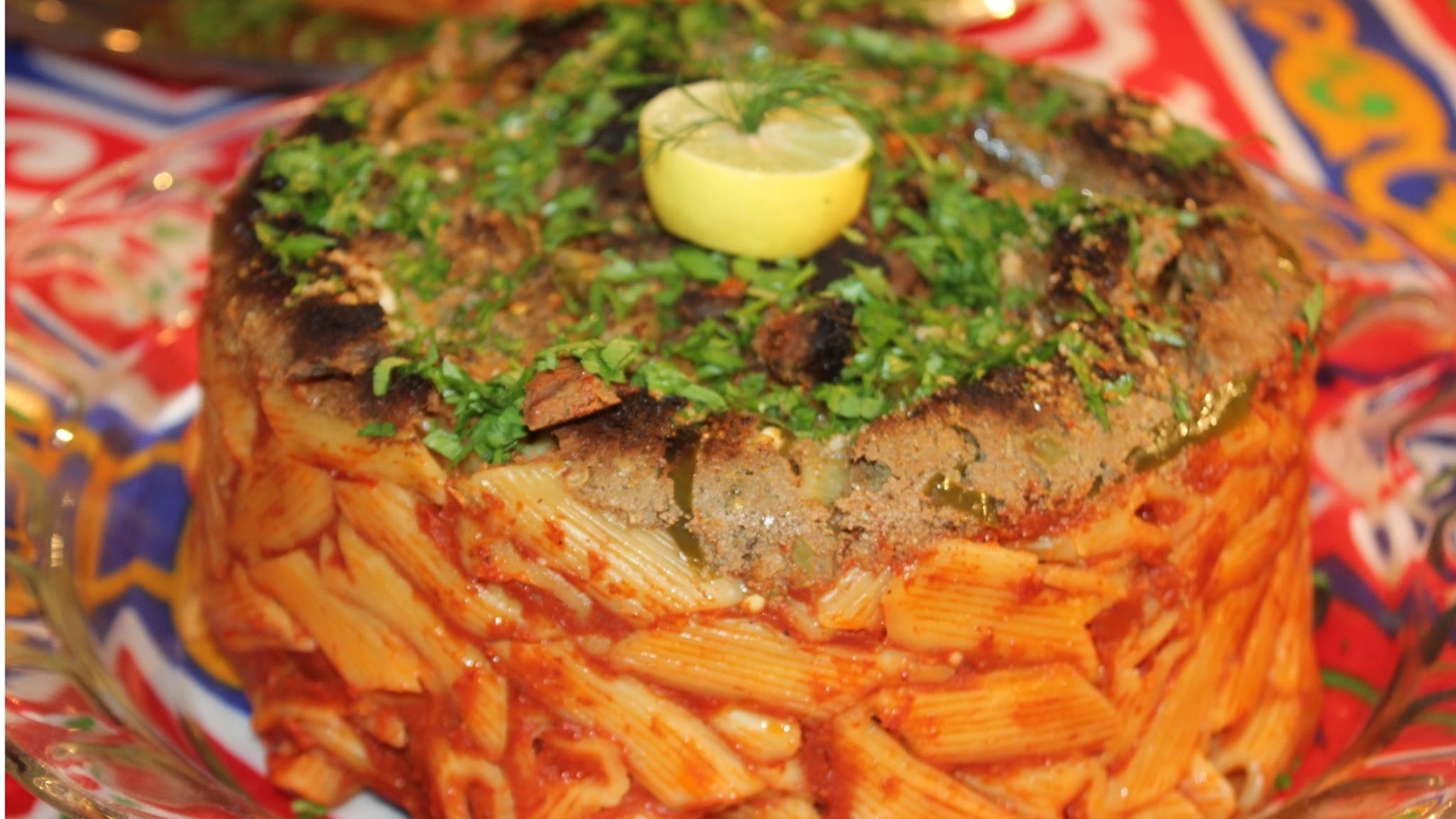 طريقة عمل طاجبن مكرونة بالكبدة على طريقة المطاعم