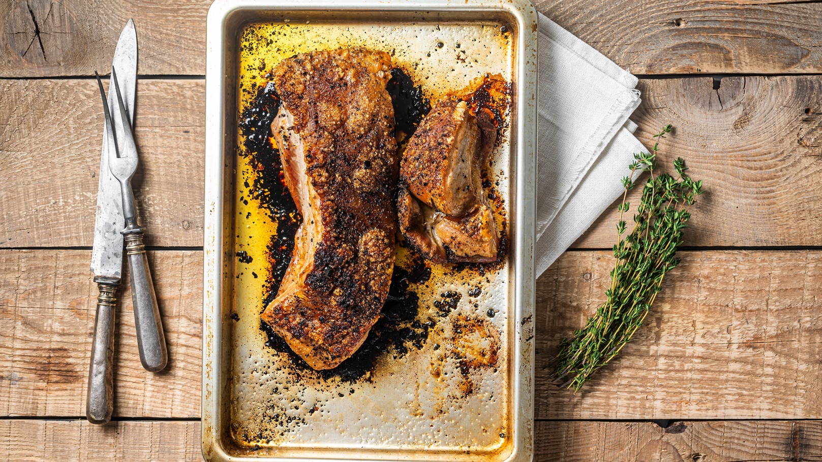 أسهل طريقة للفخذة في الفرن