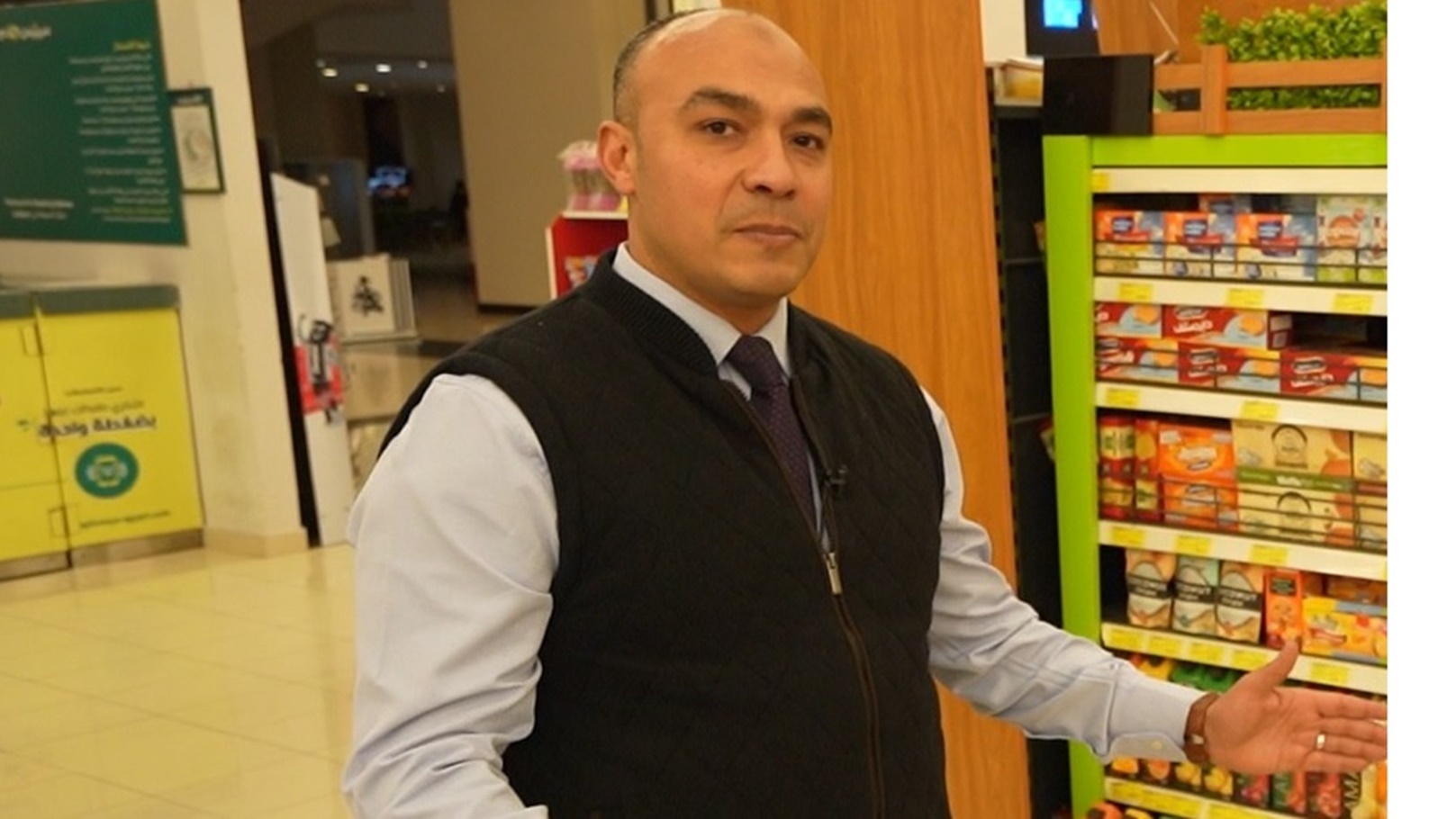 محمد الشرقاوي مدير سبينيس فرع مكسيم مول بالتجمع الخامس