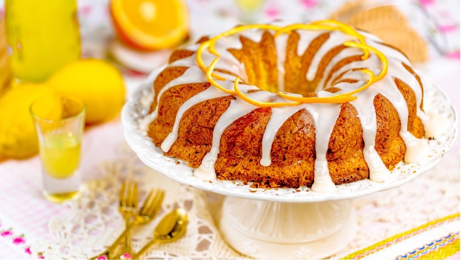 كيك الليمون