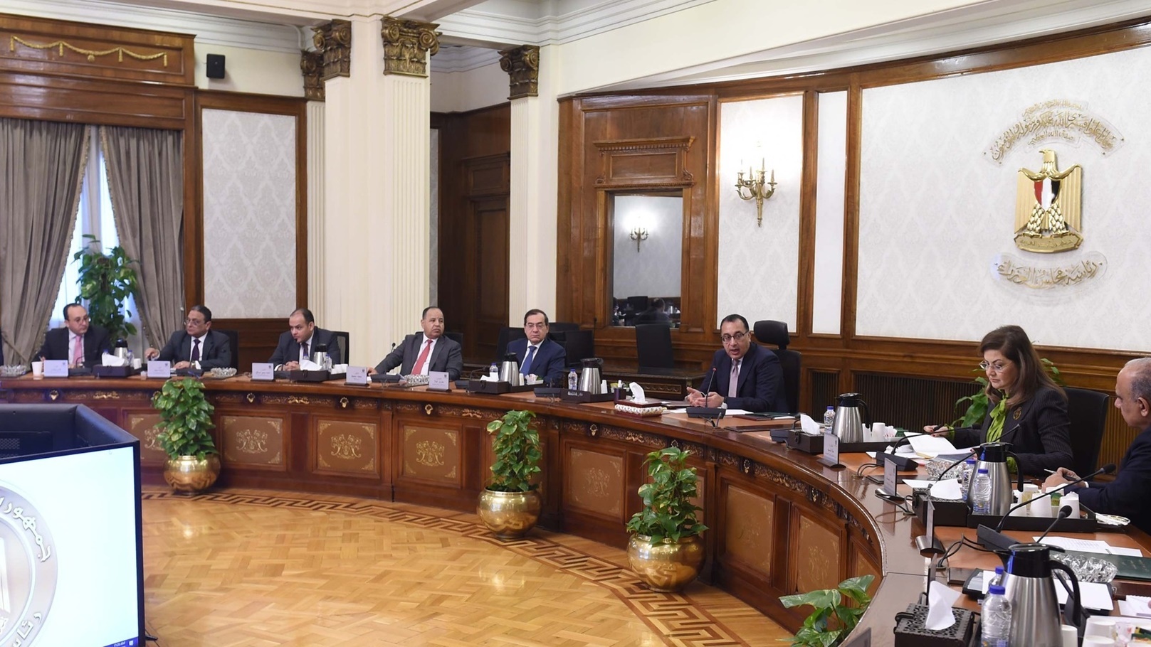 جانب من اجتماع مجلس الوزراء