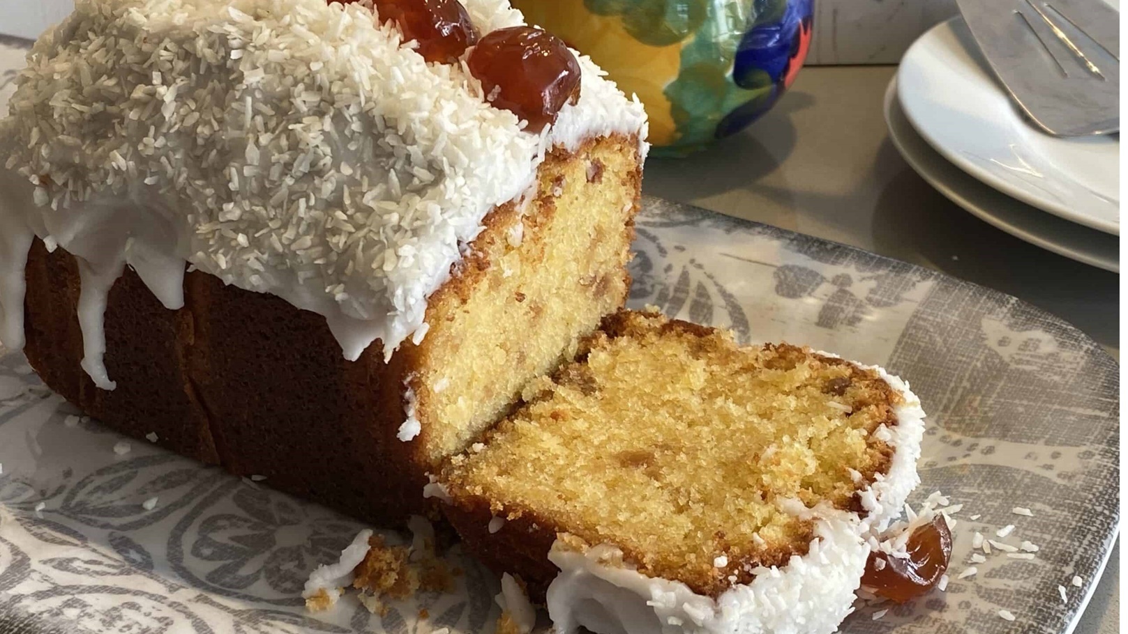 كيك بجوز الهند