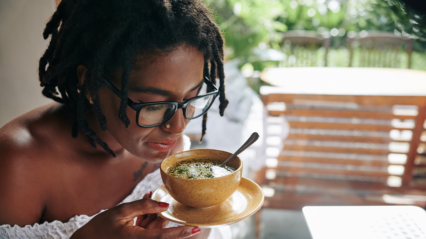 شوربة البطاطس والكرات لذيذة ومغذية