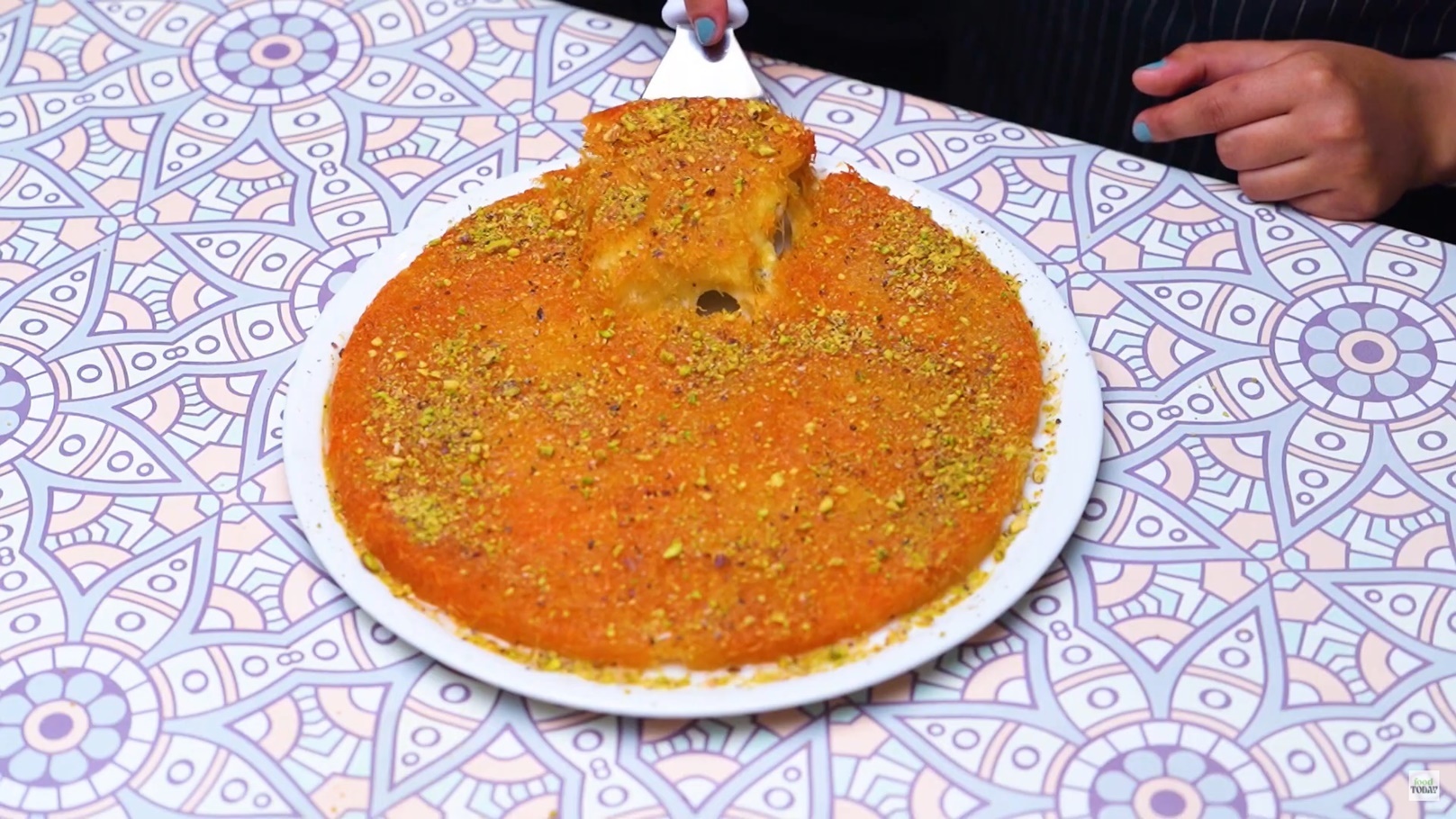 طريقة عمل الكنافة النابلسية بالجبنة من مطبخ Food Today