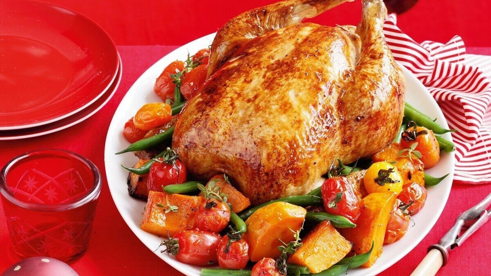 فراخ-مشوية-فى-صينية-بالفرن-مع-الخضار-1