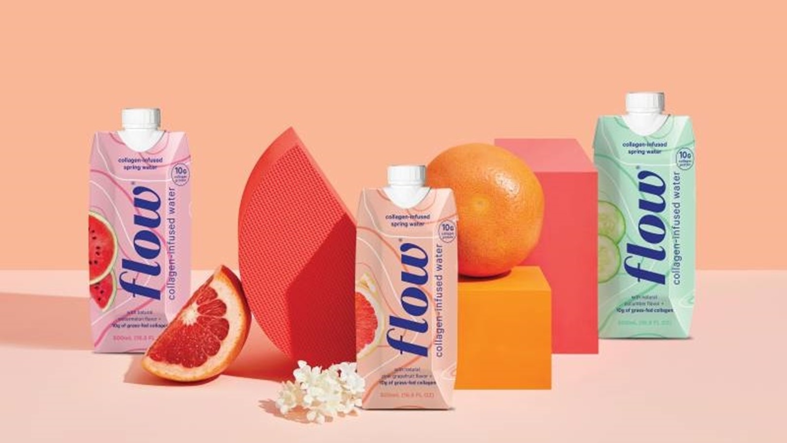 مياه فوارة بطعم جديد من flow