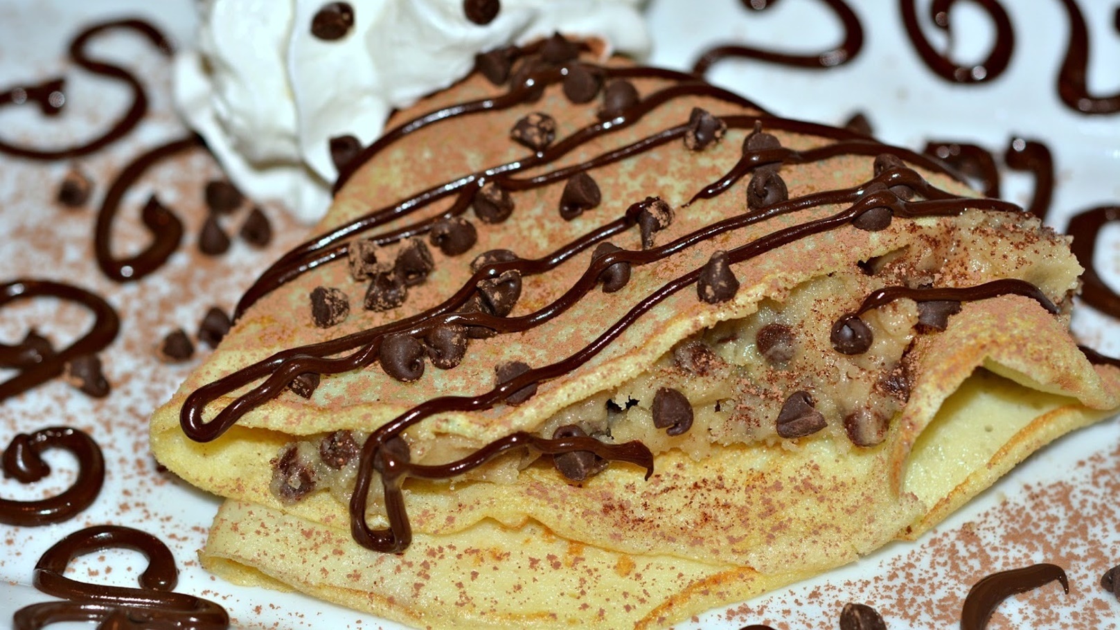 كريب بالشكولاتة