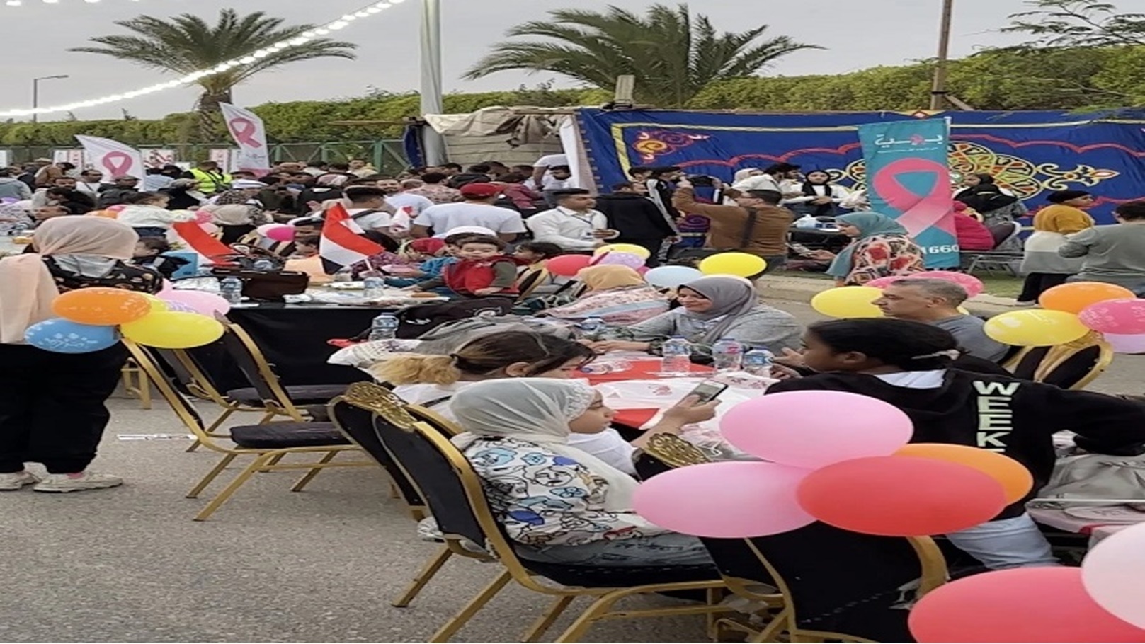 أطول مائدة إفطار في الشيخ زايد