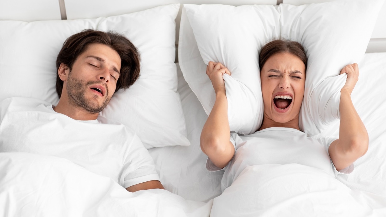 الشخير أثناء النوم