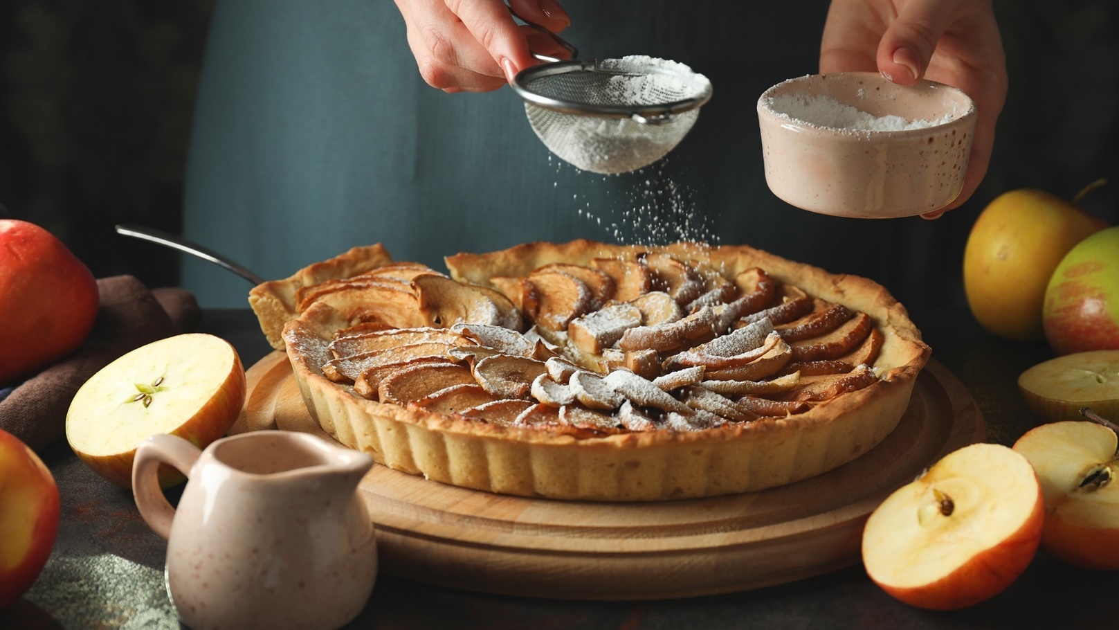 فطيرة حلوة- فطيرة بالسكر