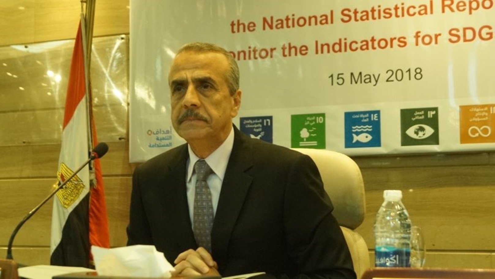 رئيس الجهاز المركزي للتعبة والإحصاء