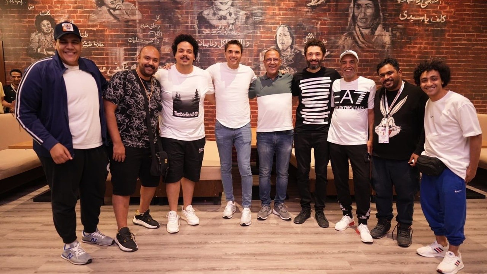 نجوم وفريق عمل فيلم هادي فلانتاين في مطعم طنط