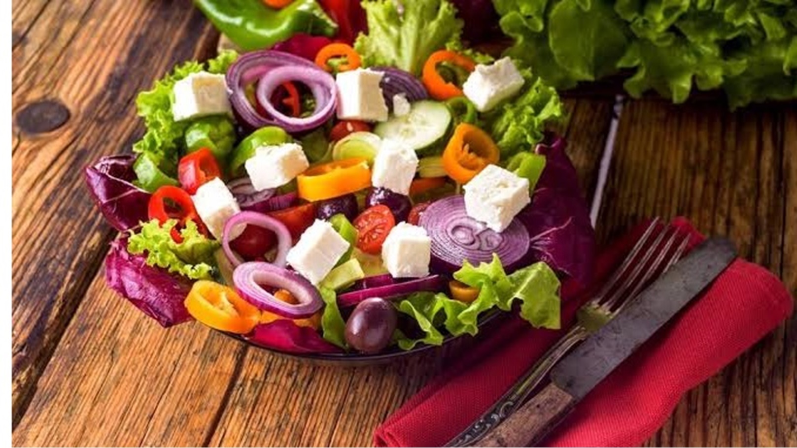 طريقة عمل سلطة الفلفل الملون