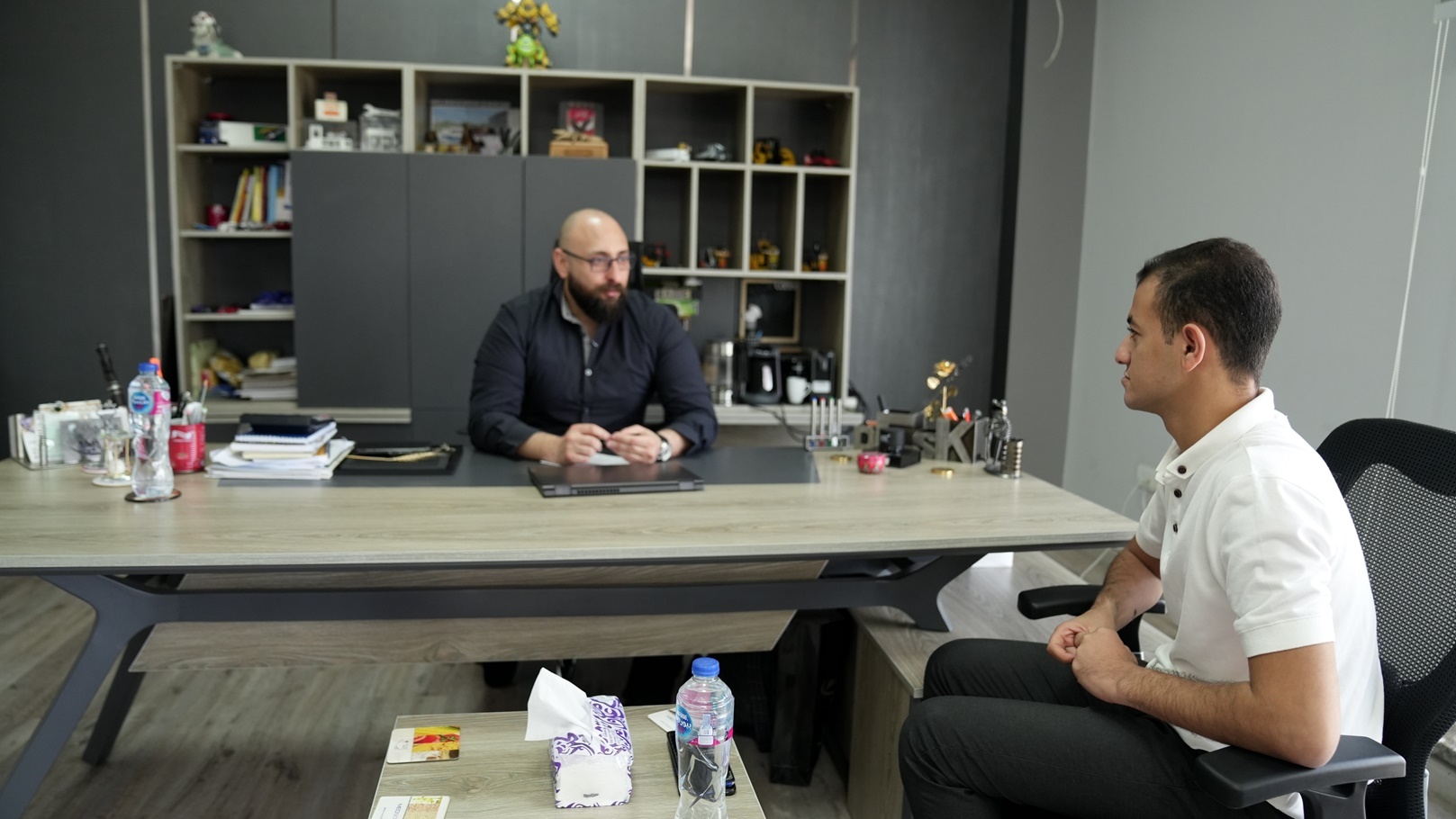 محرر فود توداي مع المهندس أحمد عزمي مدير عام الشركة المصرية السويسرية