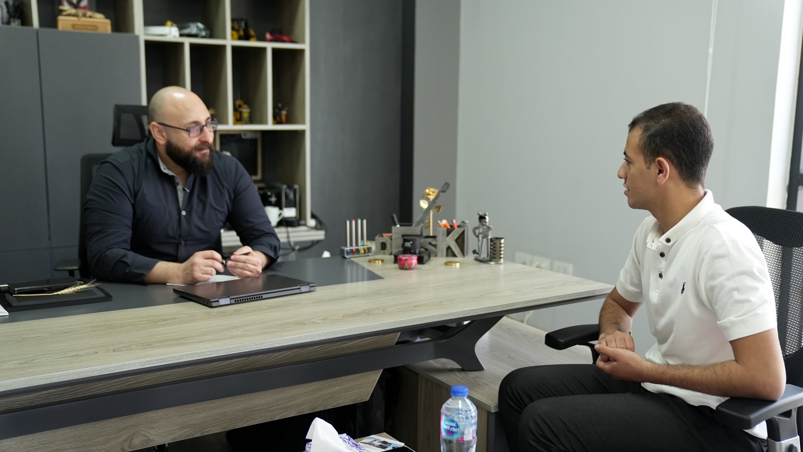 محرر فود توداي مع المهندس أحمد عزمي مدير عام الشركة المصرية السويسرية