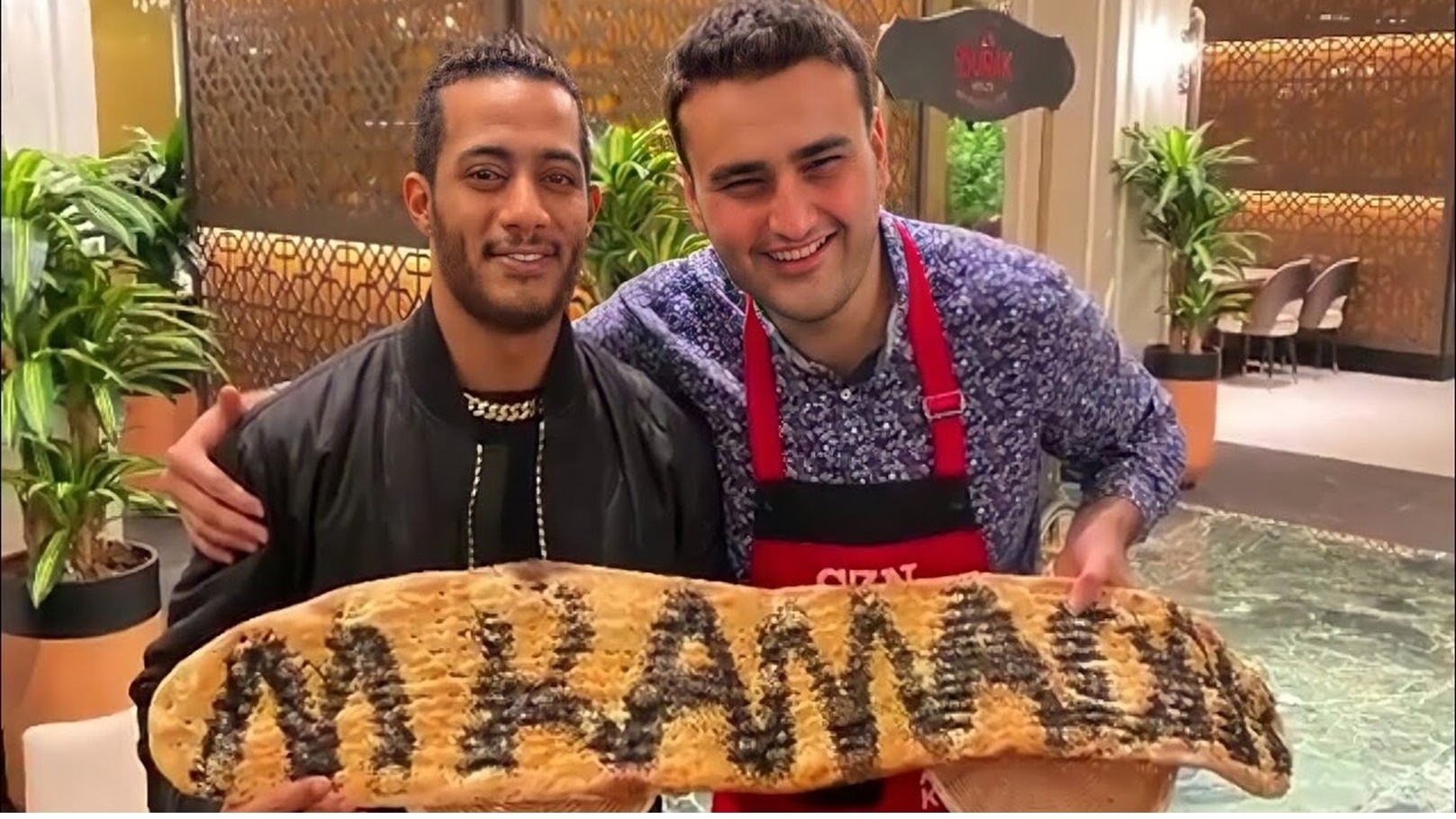 الشيف بوراك والفنان محمد رمضان