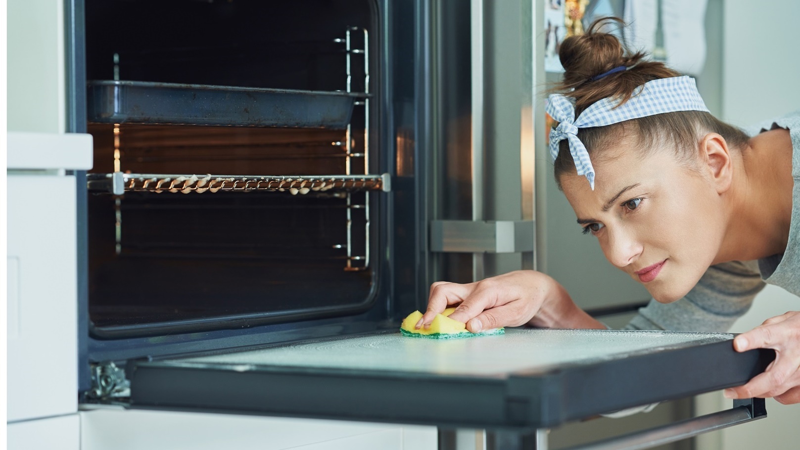 تنظيف شواية الفرن