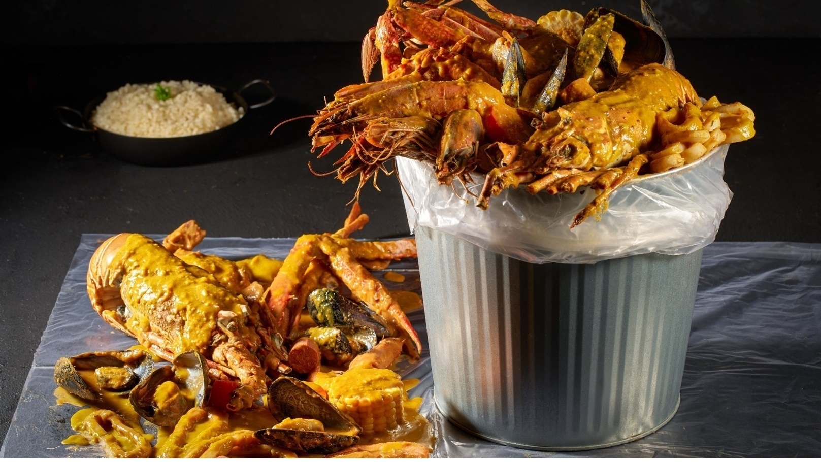 السي فود من Shrimp Bay