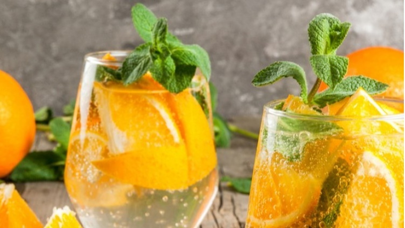 برتقال بالنعناع